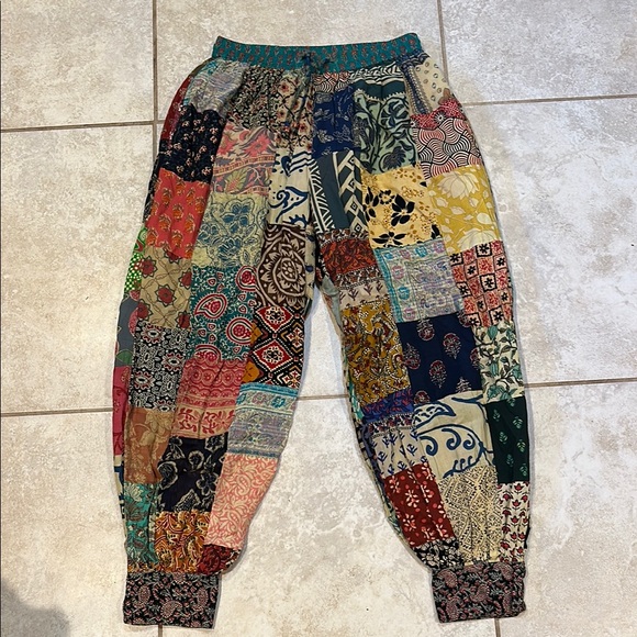 Bohemian Patchwork Joggers - Picture 1 of 6